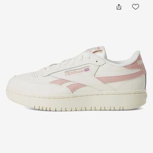 Reebok Classic White and Pink Shoes